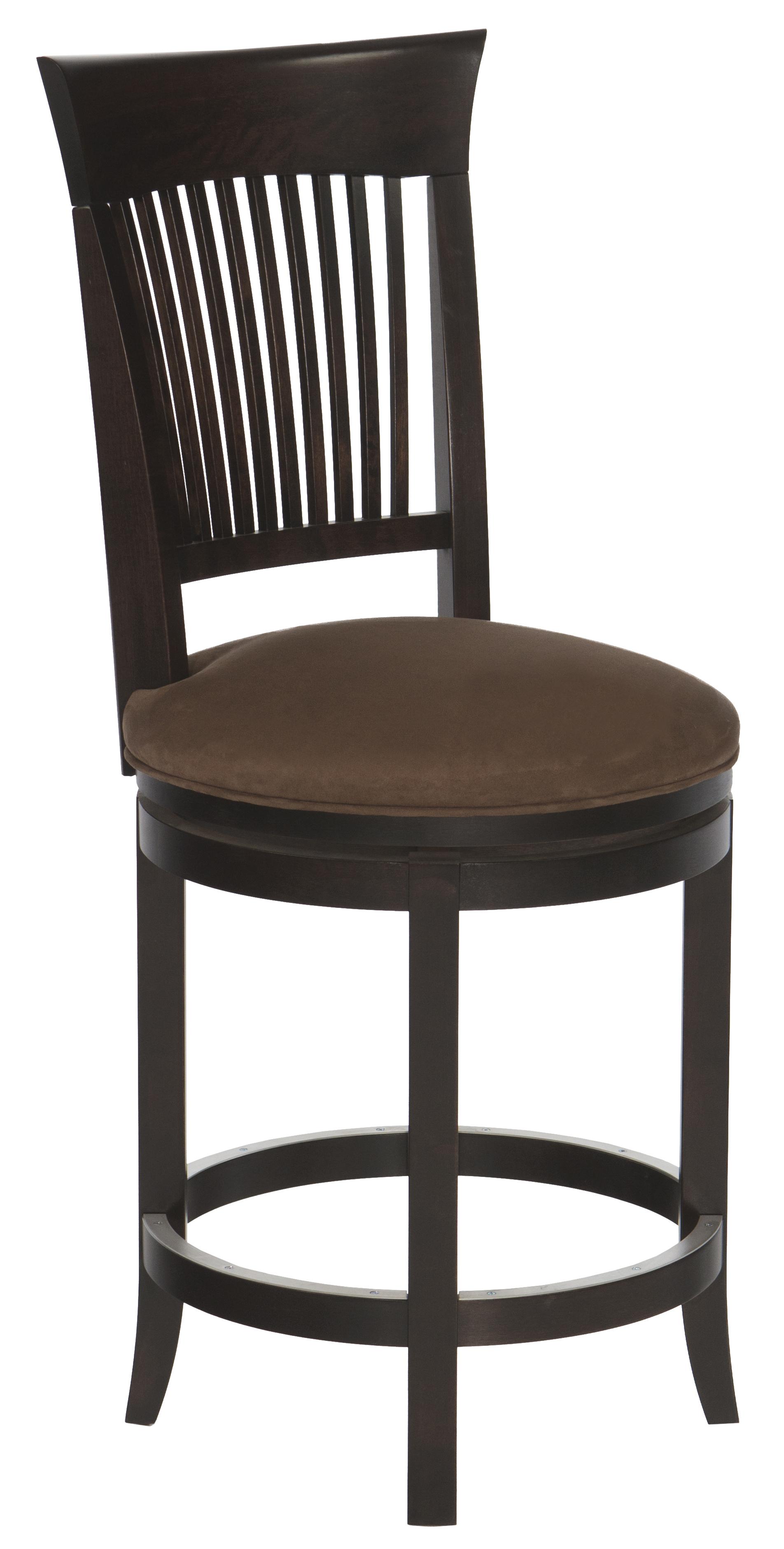 Canadel Bar Stools SNS08270MH30M24 Customizable 26" Upholstered Swivel Stool Becker Furniture